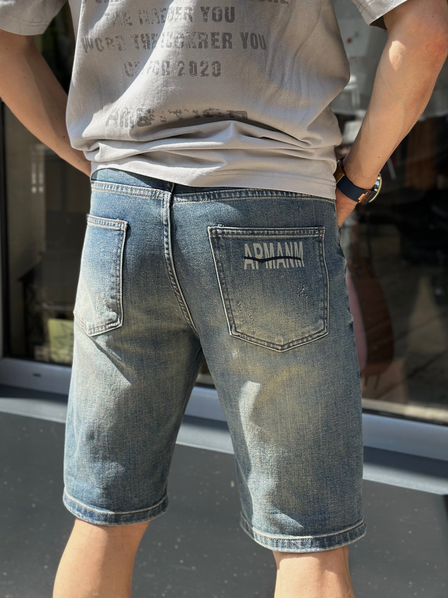 Мъжки къси дънки