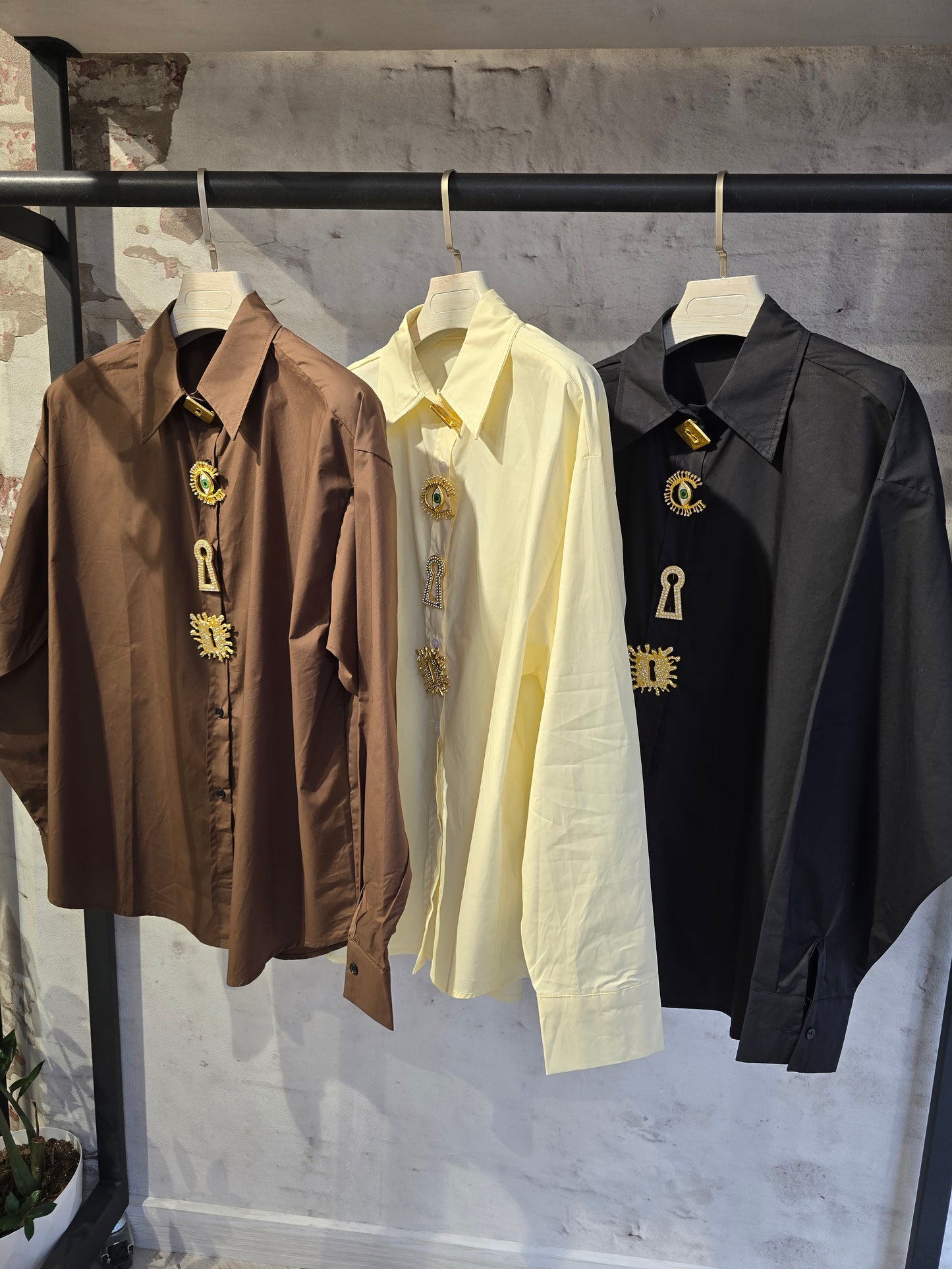 Дамска риза-черна