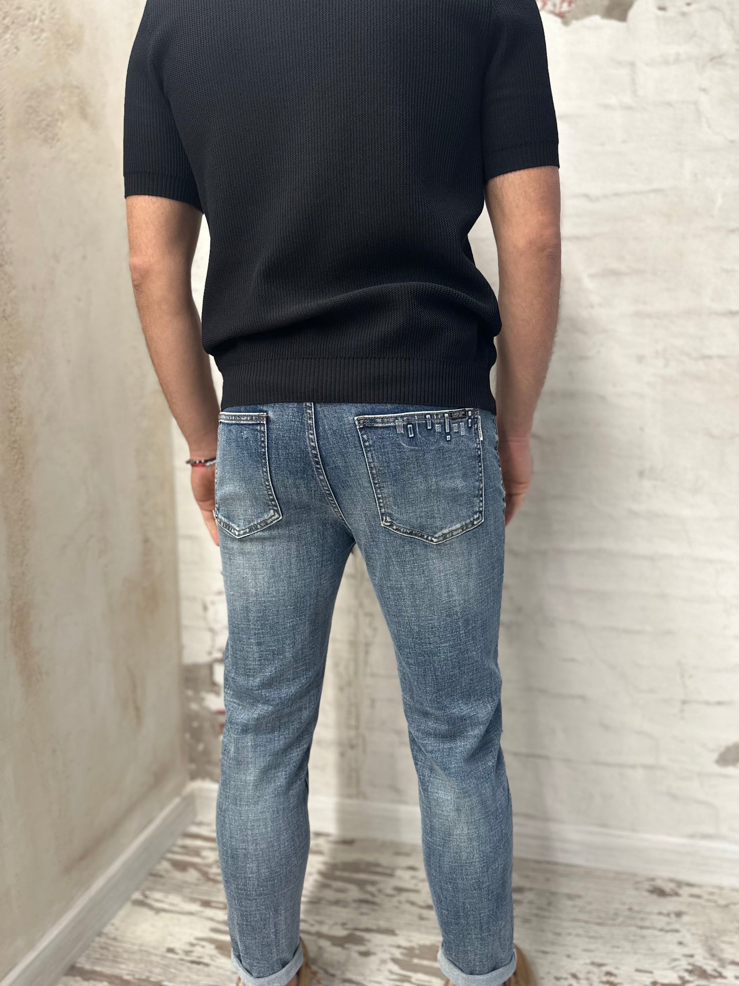 Мъжки еластични дънки