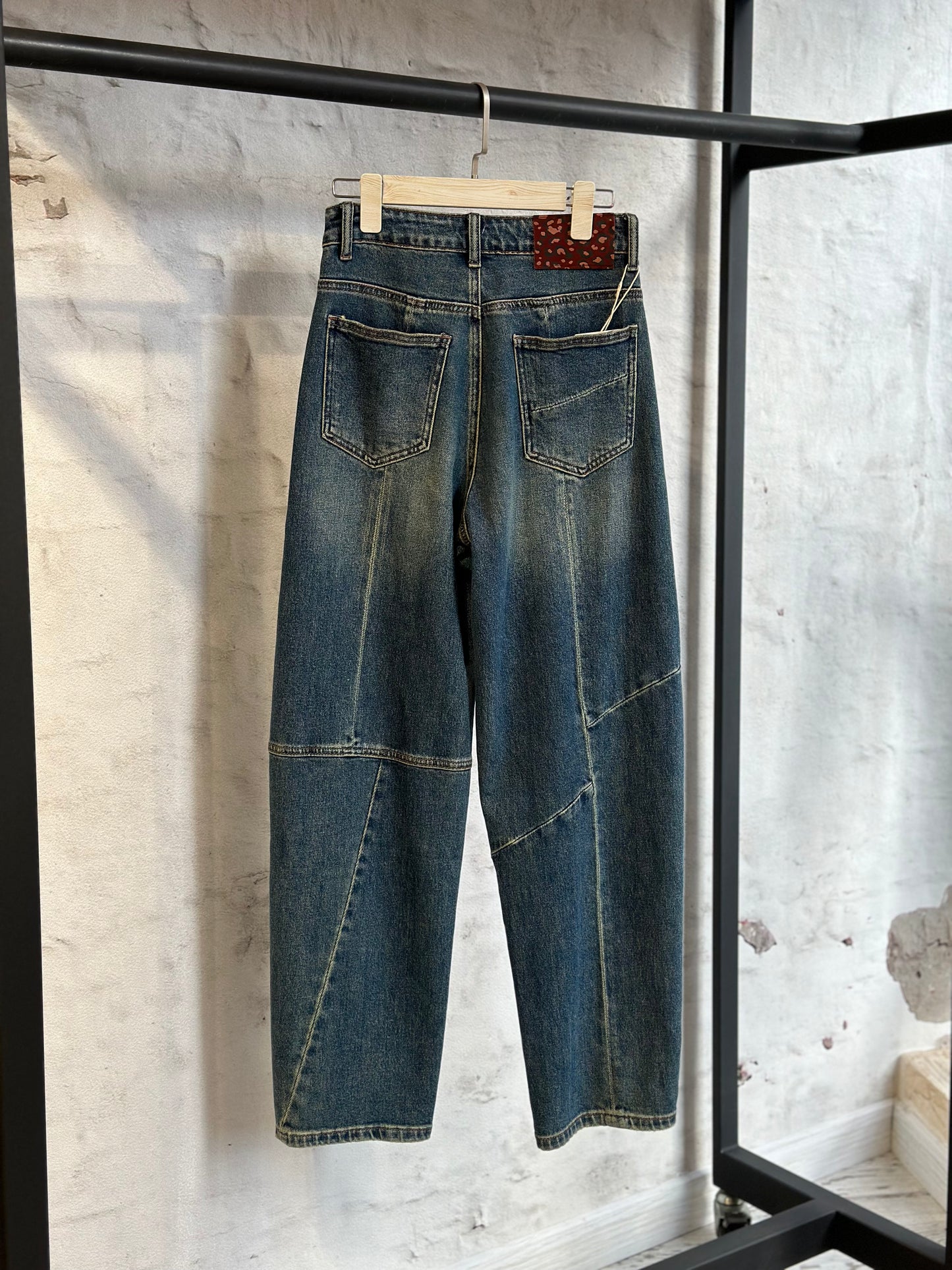 Дамски дънки с висока талия