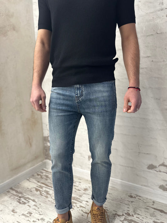 Мъжки еластични дънки