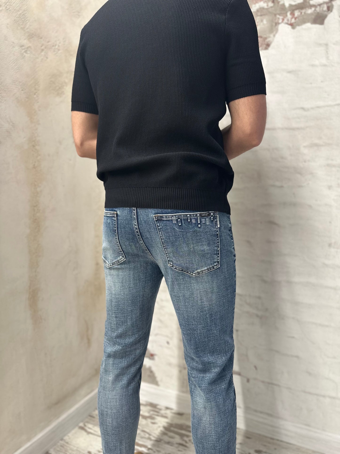 Мъжки еластични дънки