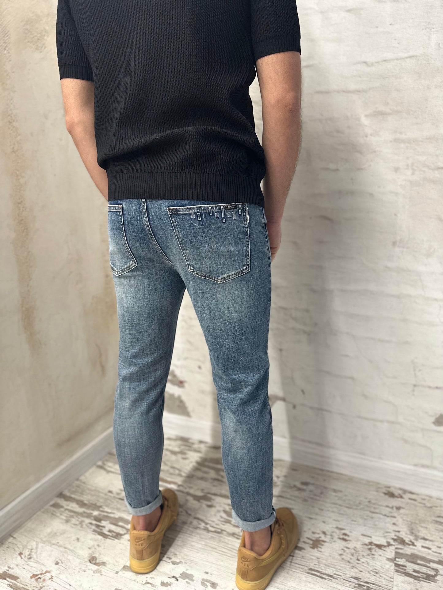 Мъжки еластични дънки