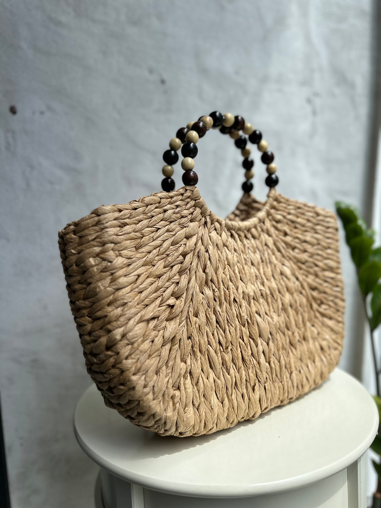 Плетена дамска чанта