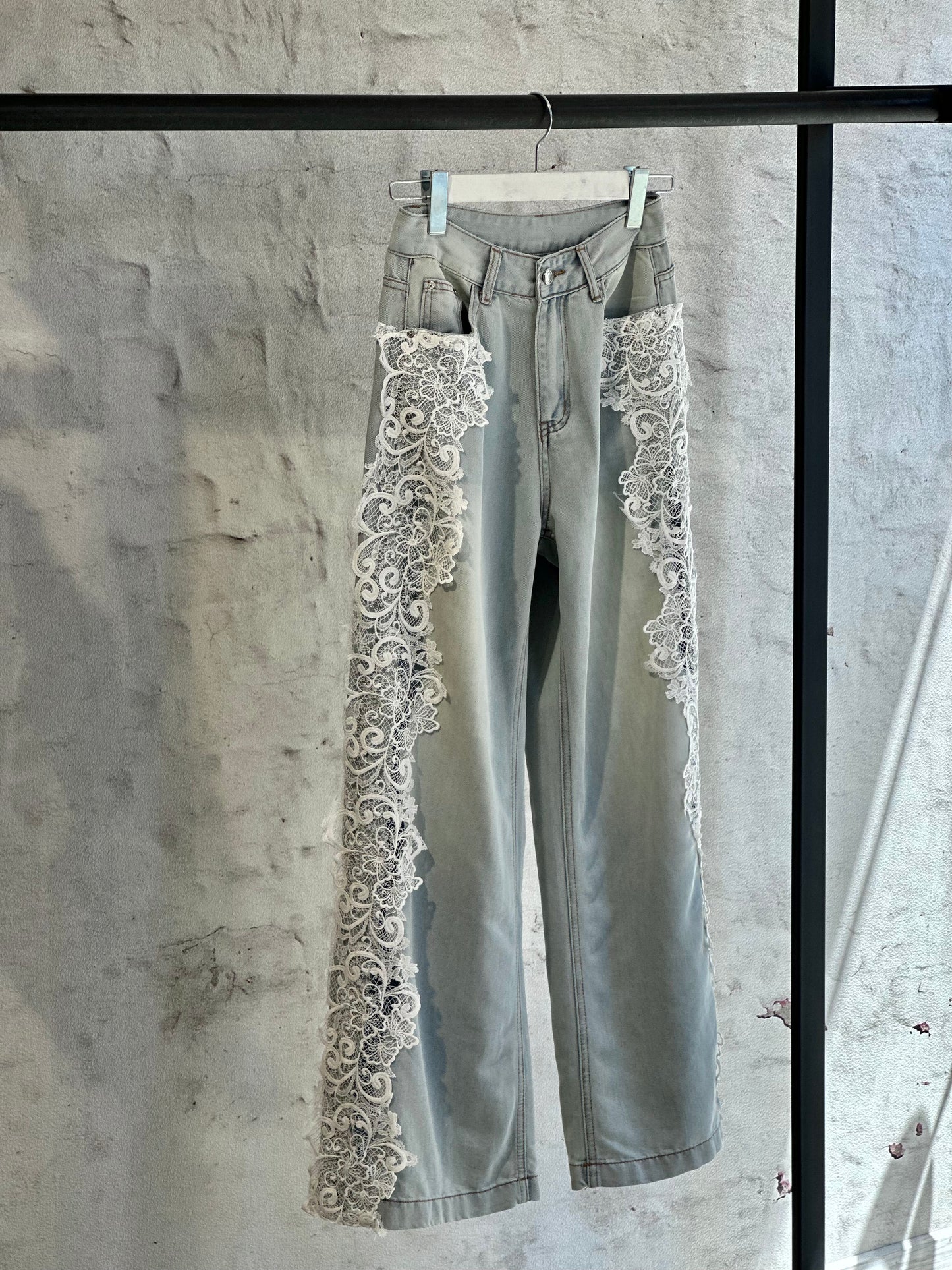 Дамски дънки Lace Denim