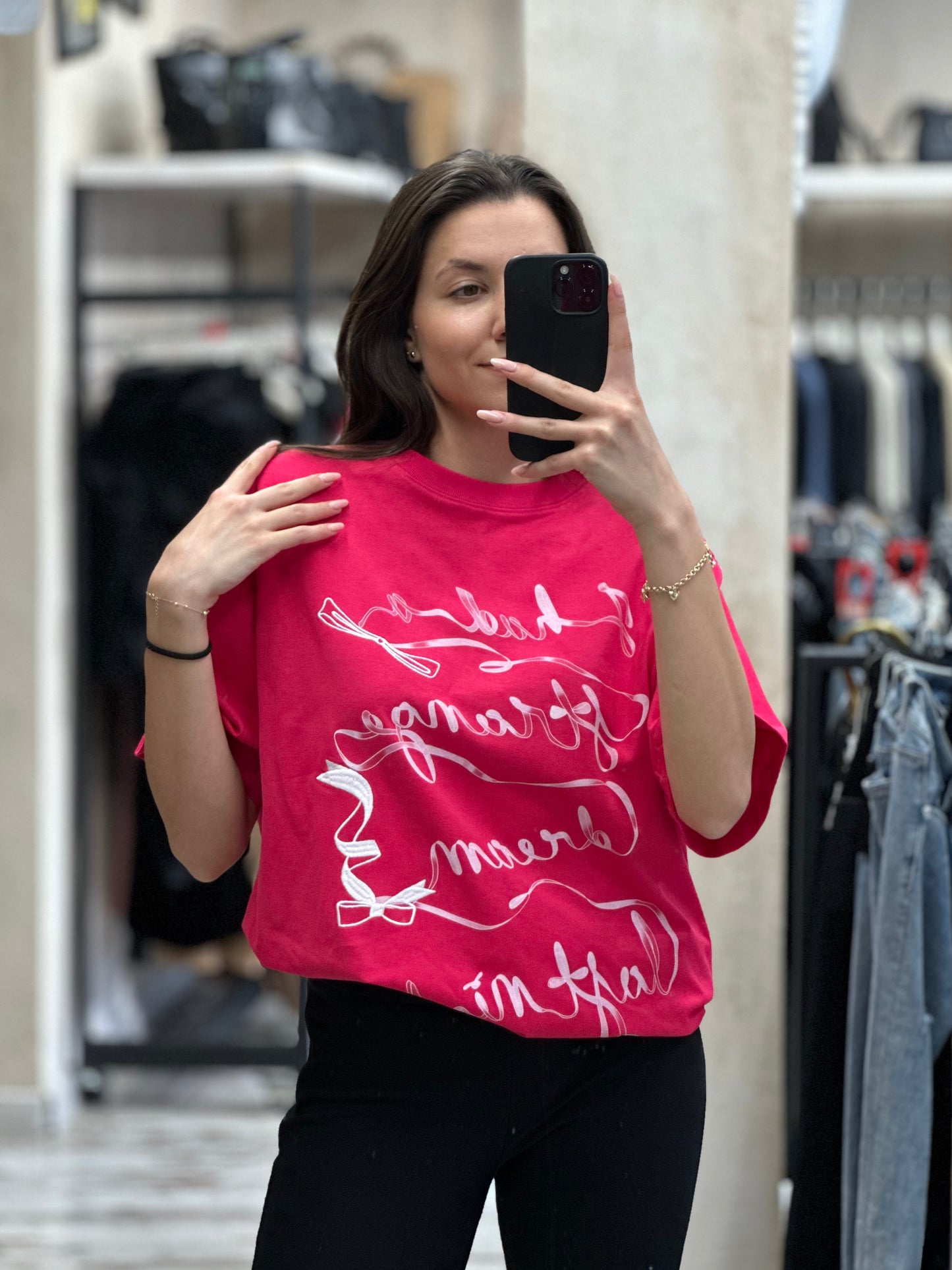 Дамска тениска Dream-циклама