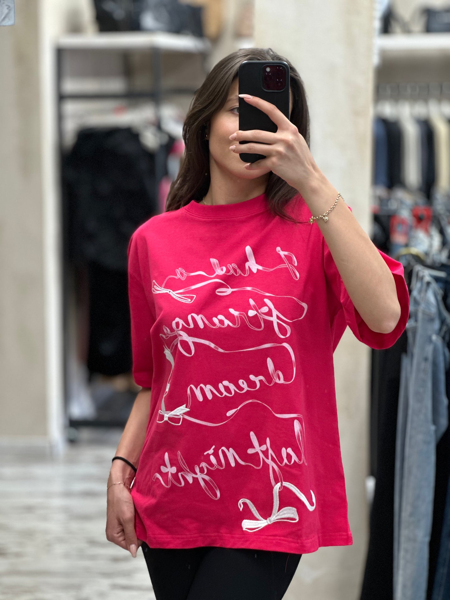 Дамска тениска Dream-циклама