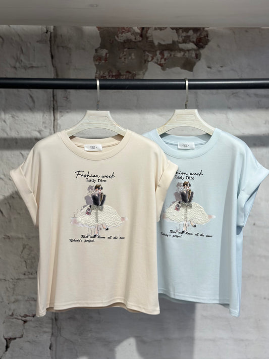 Дамска тениска Lady-синя