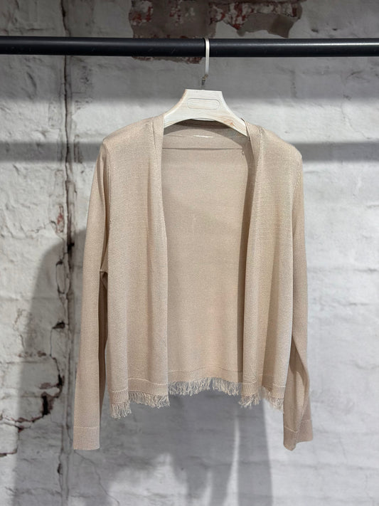 Жилетка финно плетиво- светло бежова