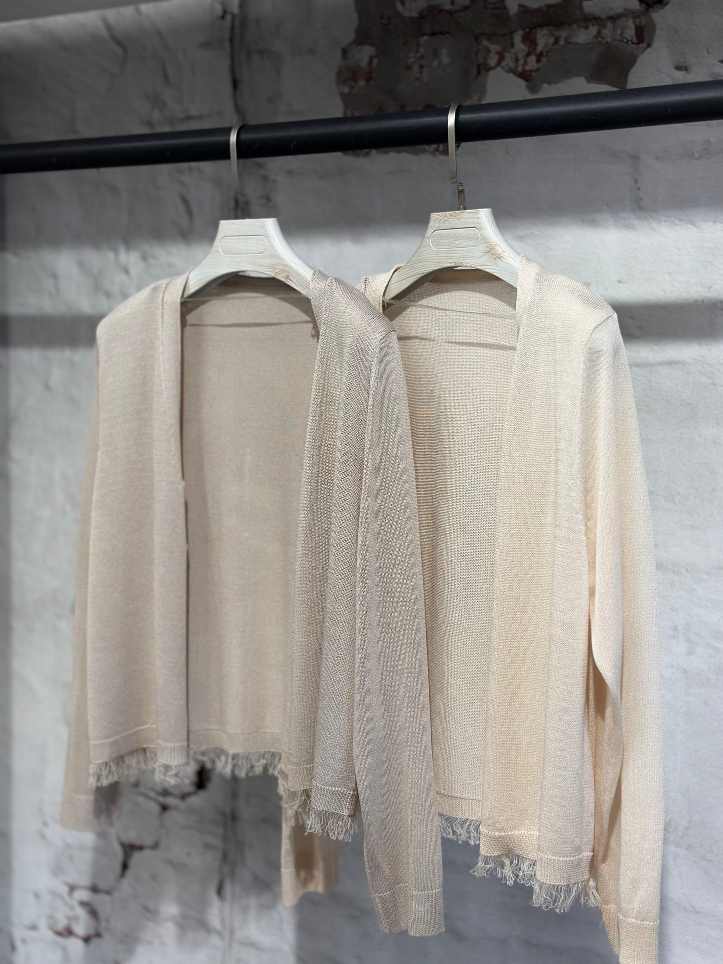 Жилетка финно плетиво- крема