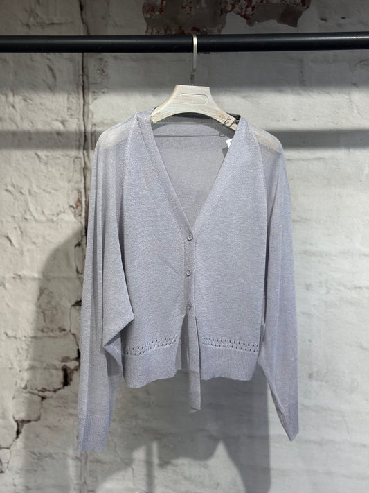 Жилетка финно плетиво-сива