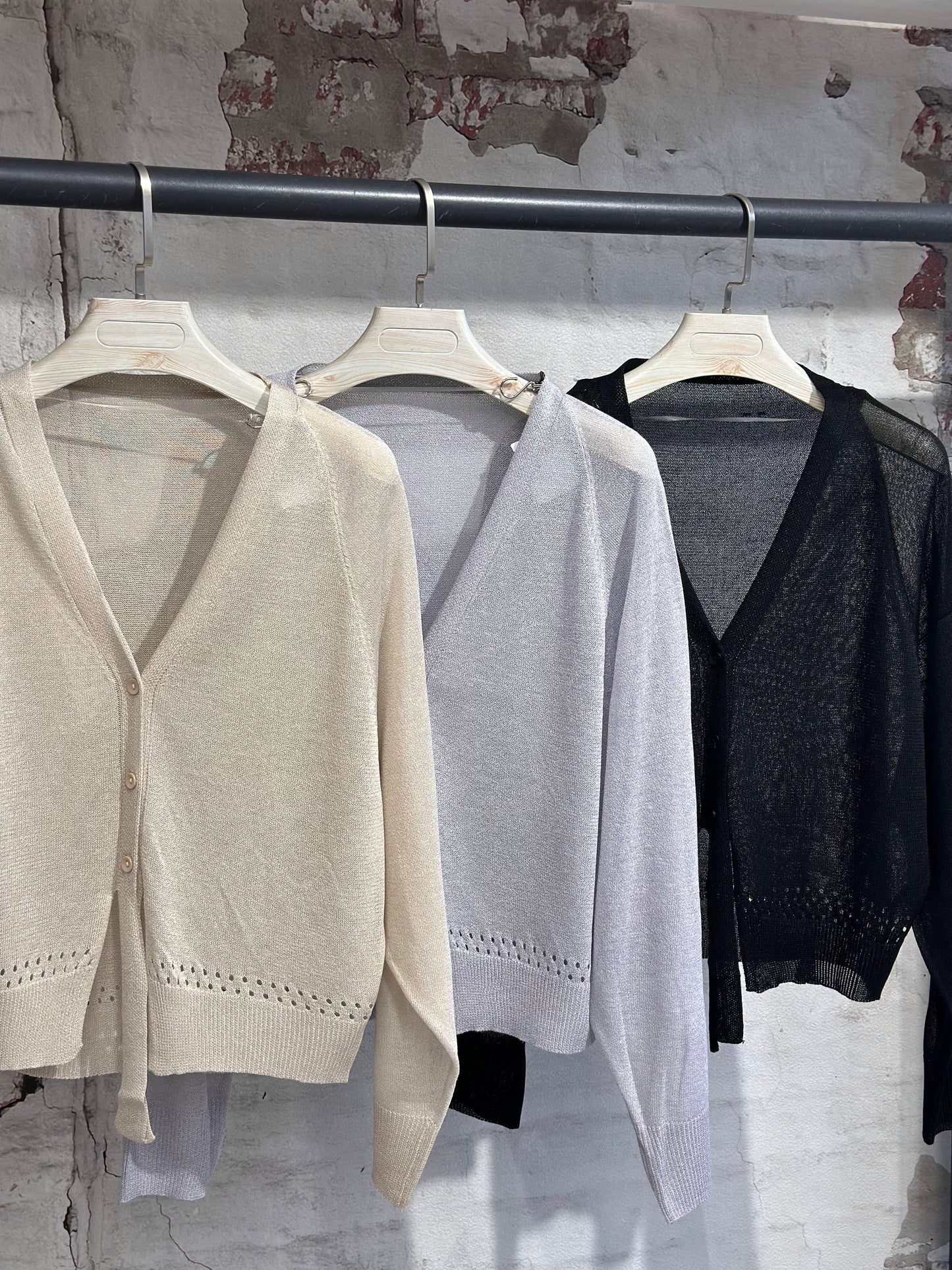 Жилетка финно плетиво-крема