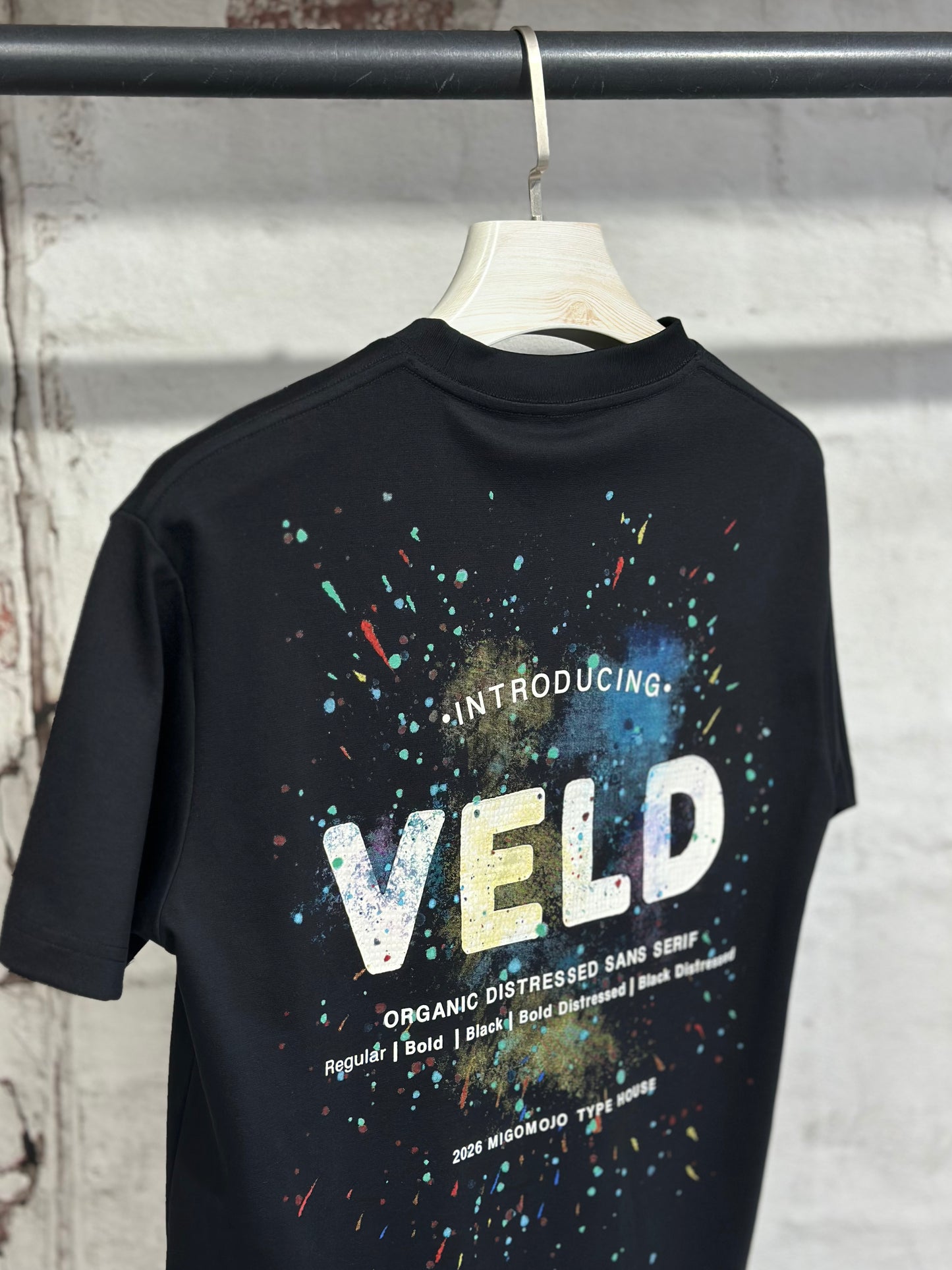 Мъжка тениска Veld-черна