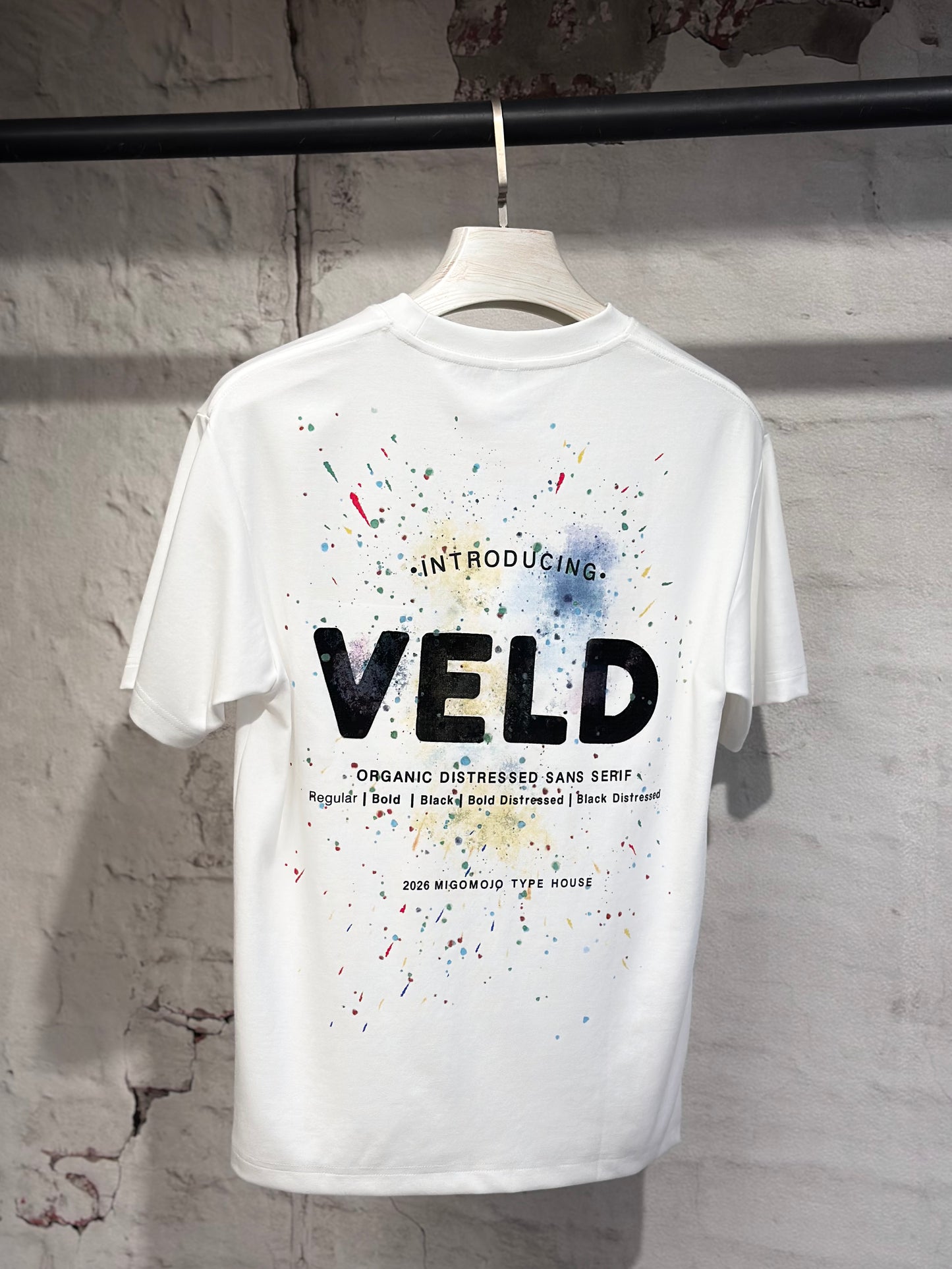 Мъжка тениска Veld-бяла