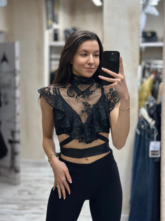 Дамско дантелено бюстие