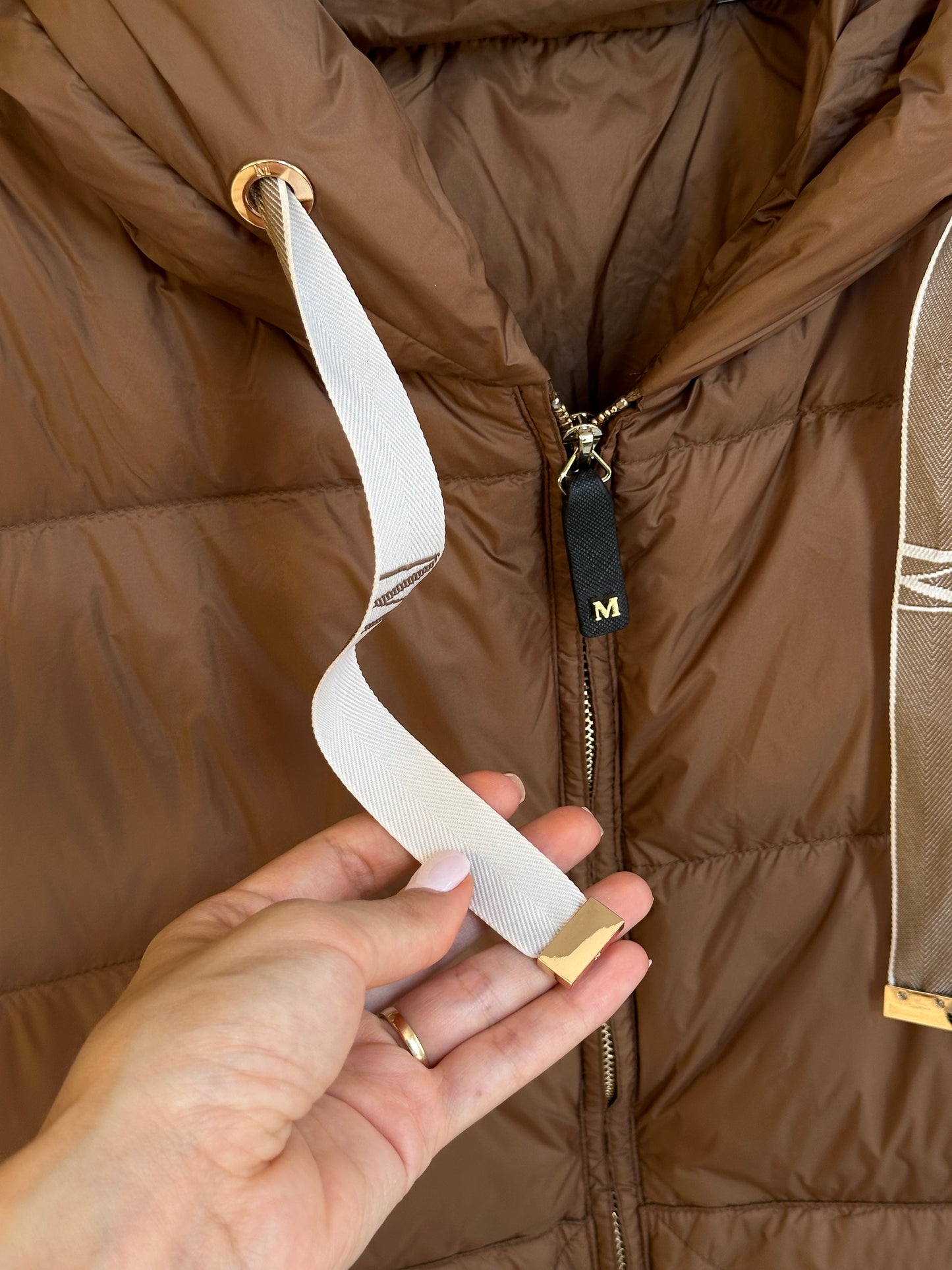 Дамски елек- къс, кафяв