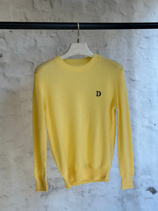 Дамски пуловер- жълт