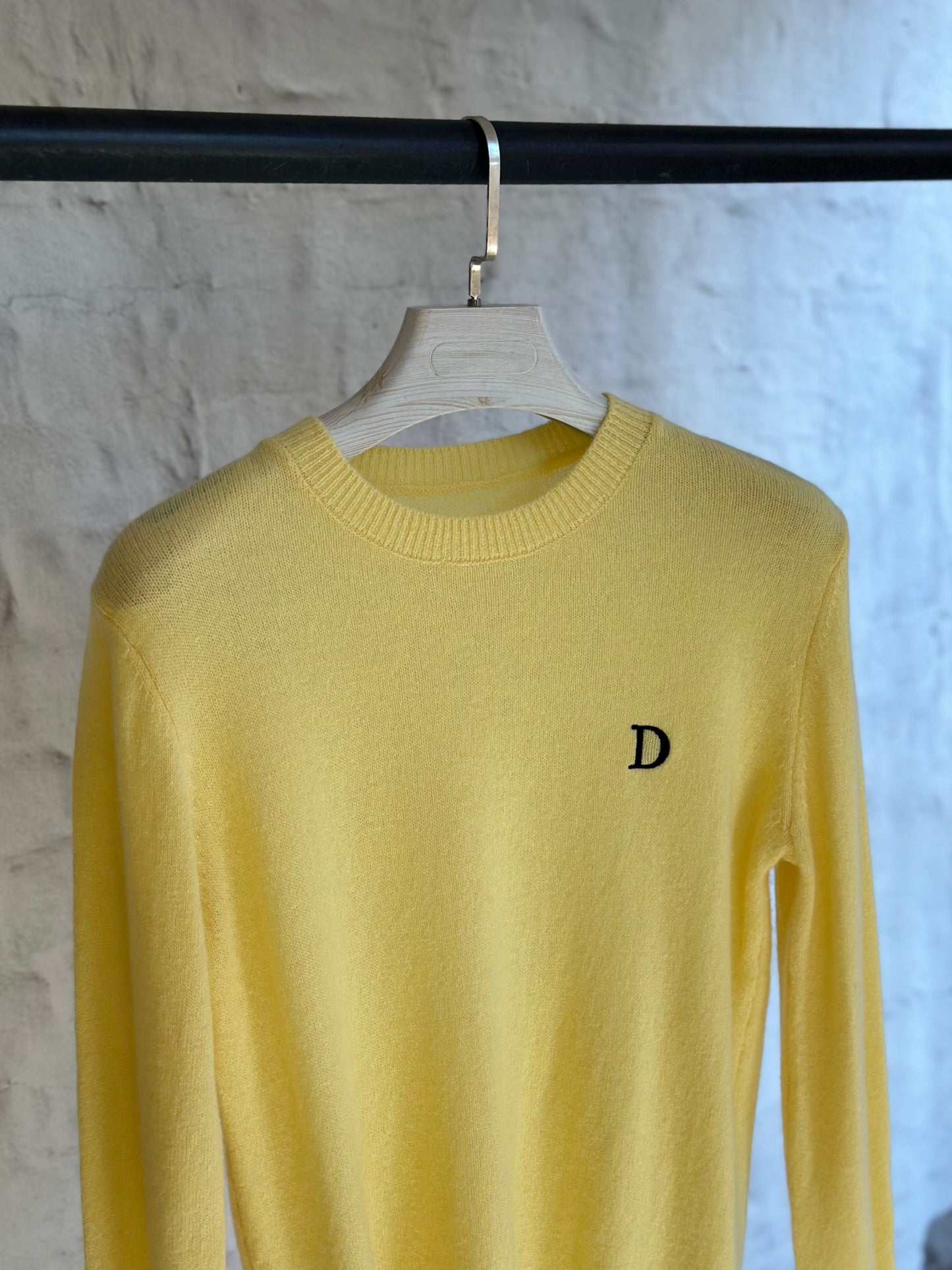 Дамски пуловер- жълт