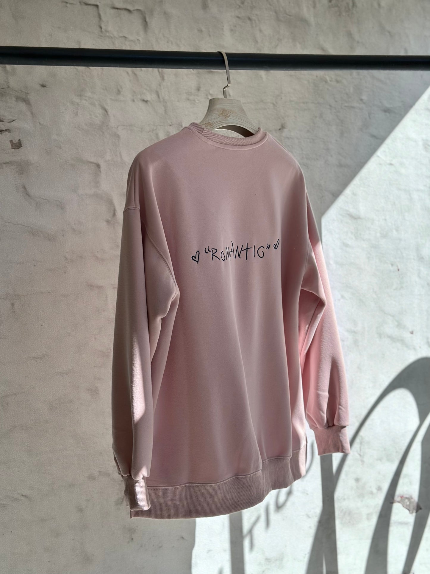 Дамска блуза сърце-розова