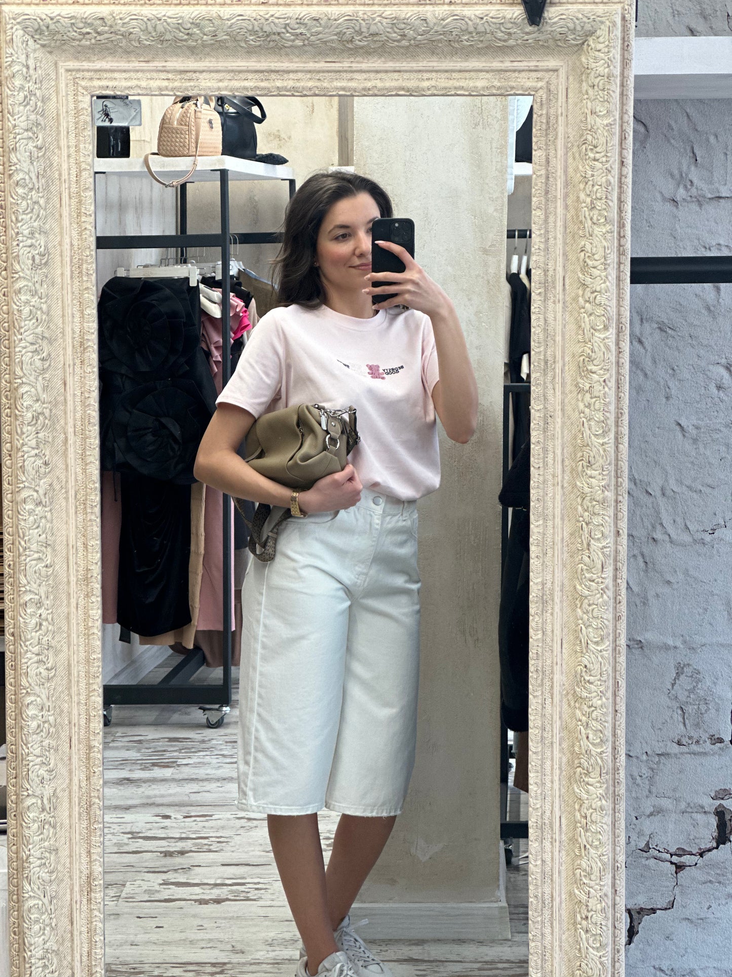 Дамски дънки до коляно