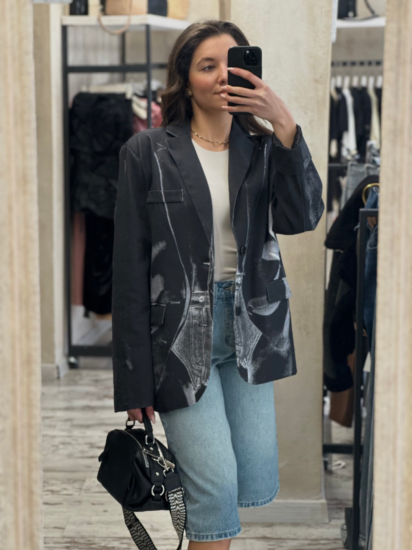 Дамски дънки до коляно