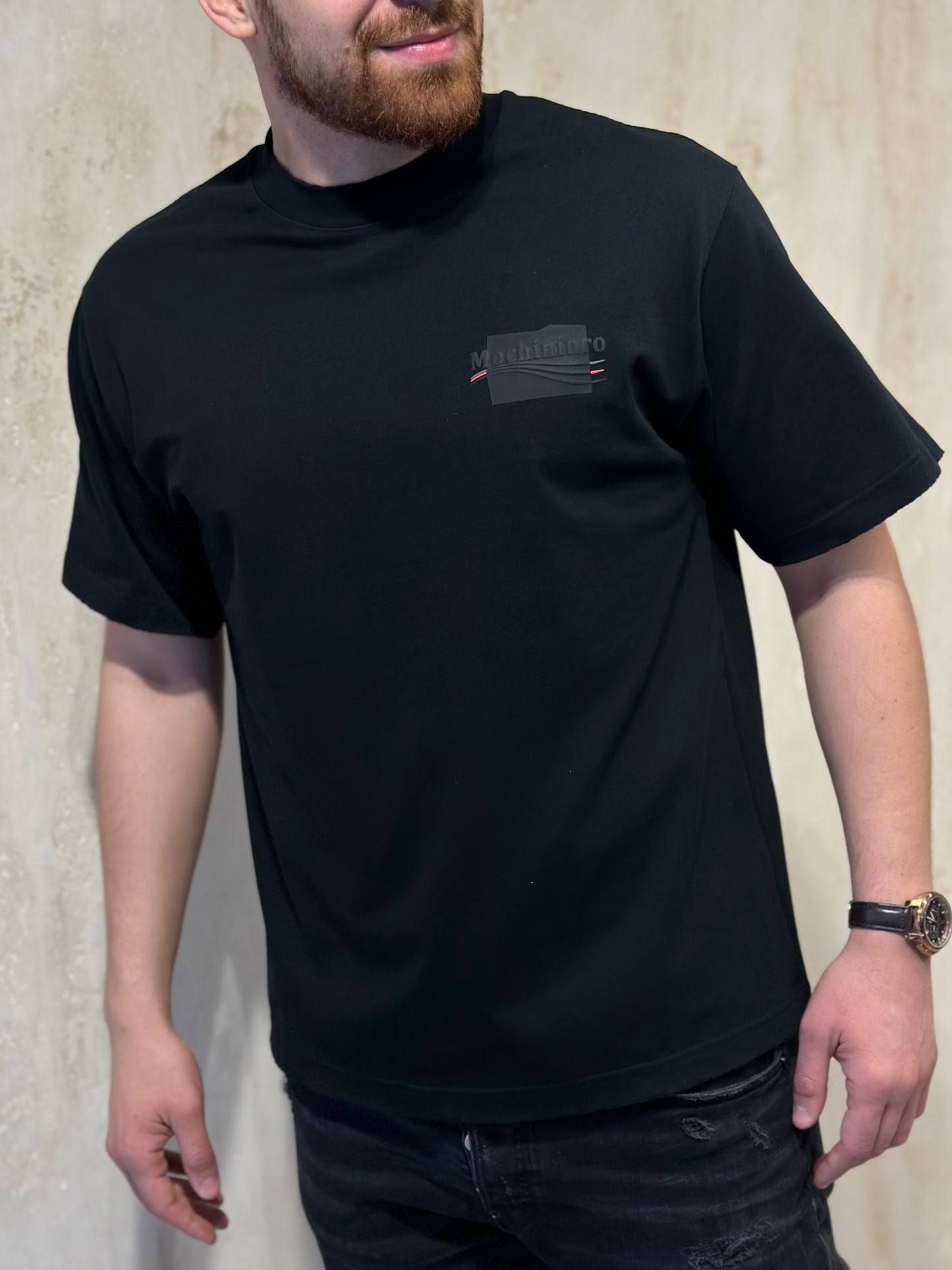 Мъжка тениска широка кройка (Oversized)