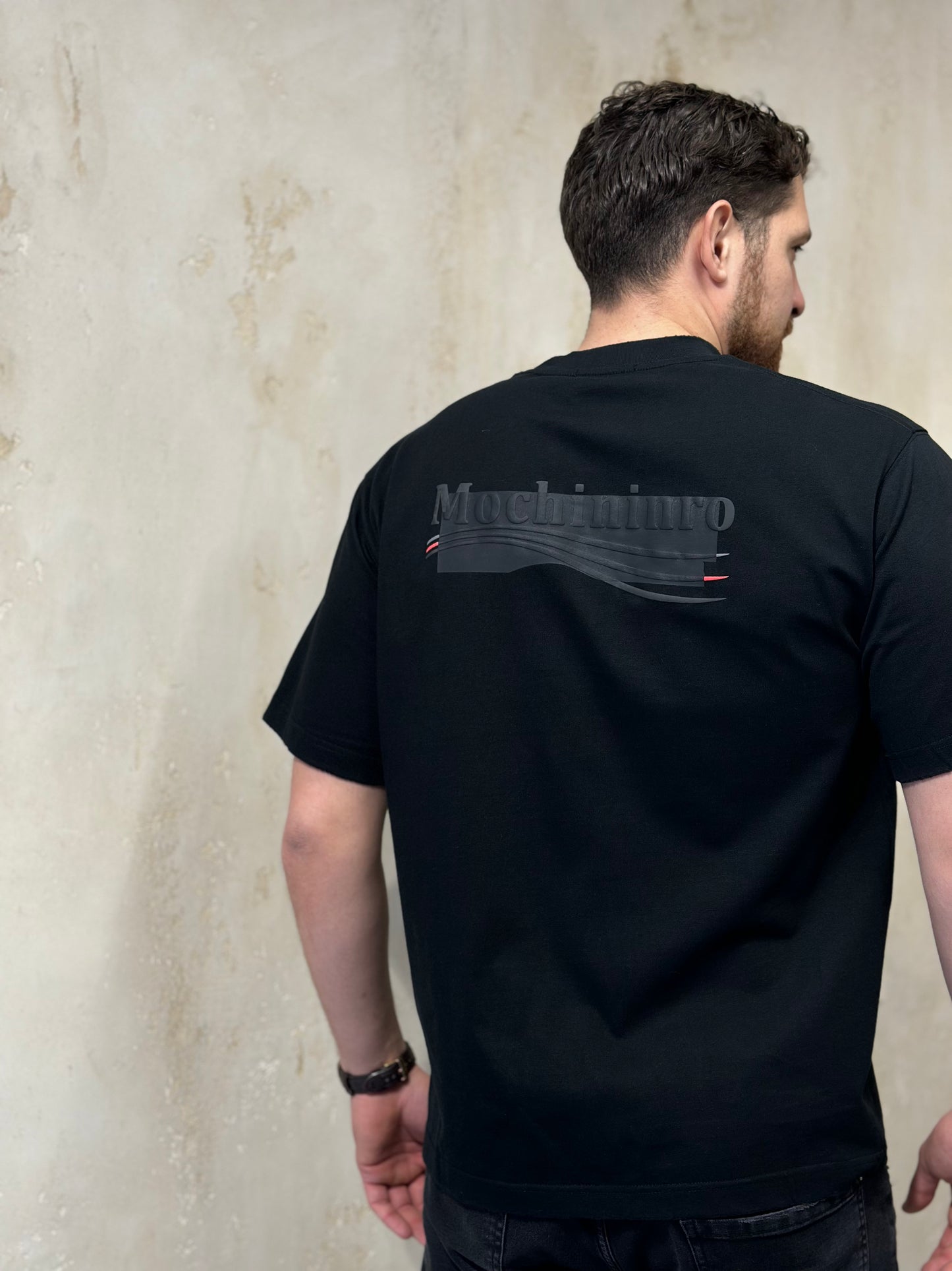 Мъжка тениска широка кройка (Oversized)