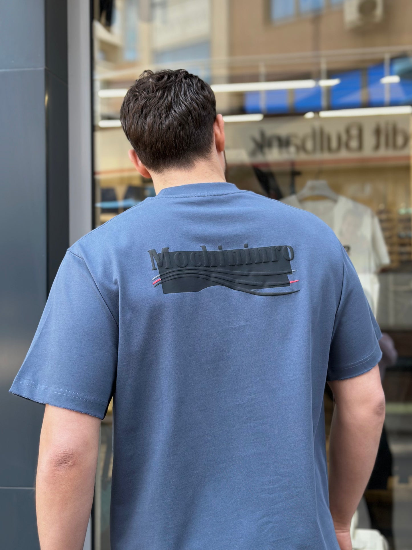 Мъжка тениска широка кройка (Oversized)