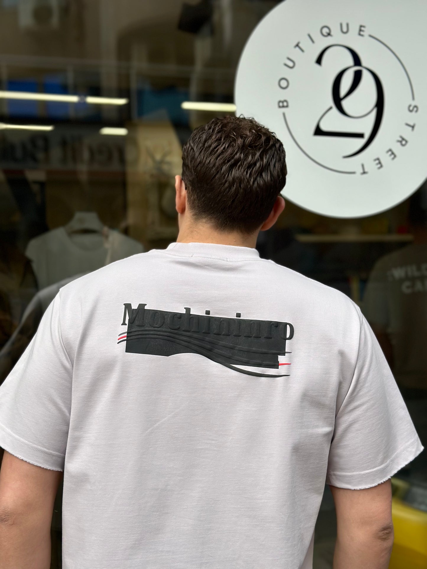 Мъжка тениска широка кройка (Oversized)