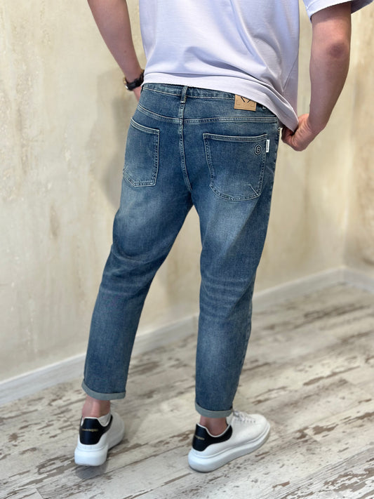 Мъжки еластични дънки