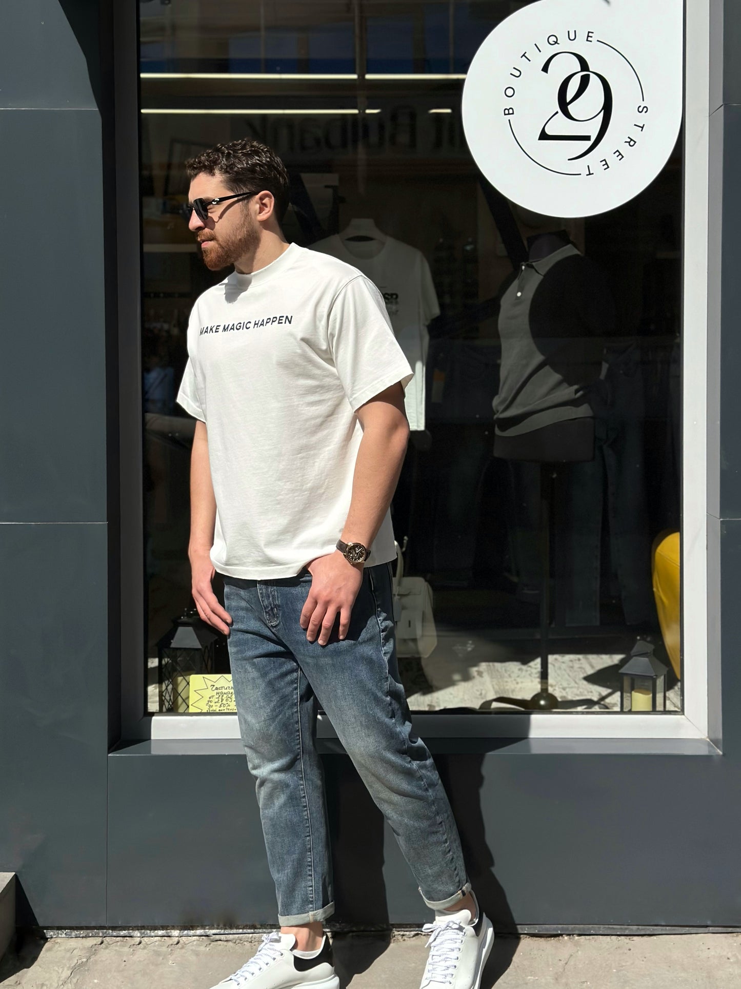 Мъжки еластични дънки