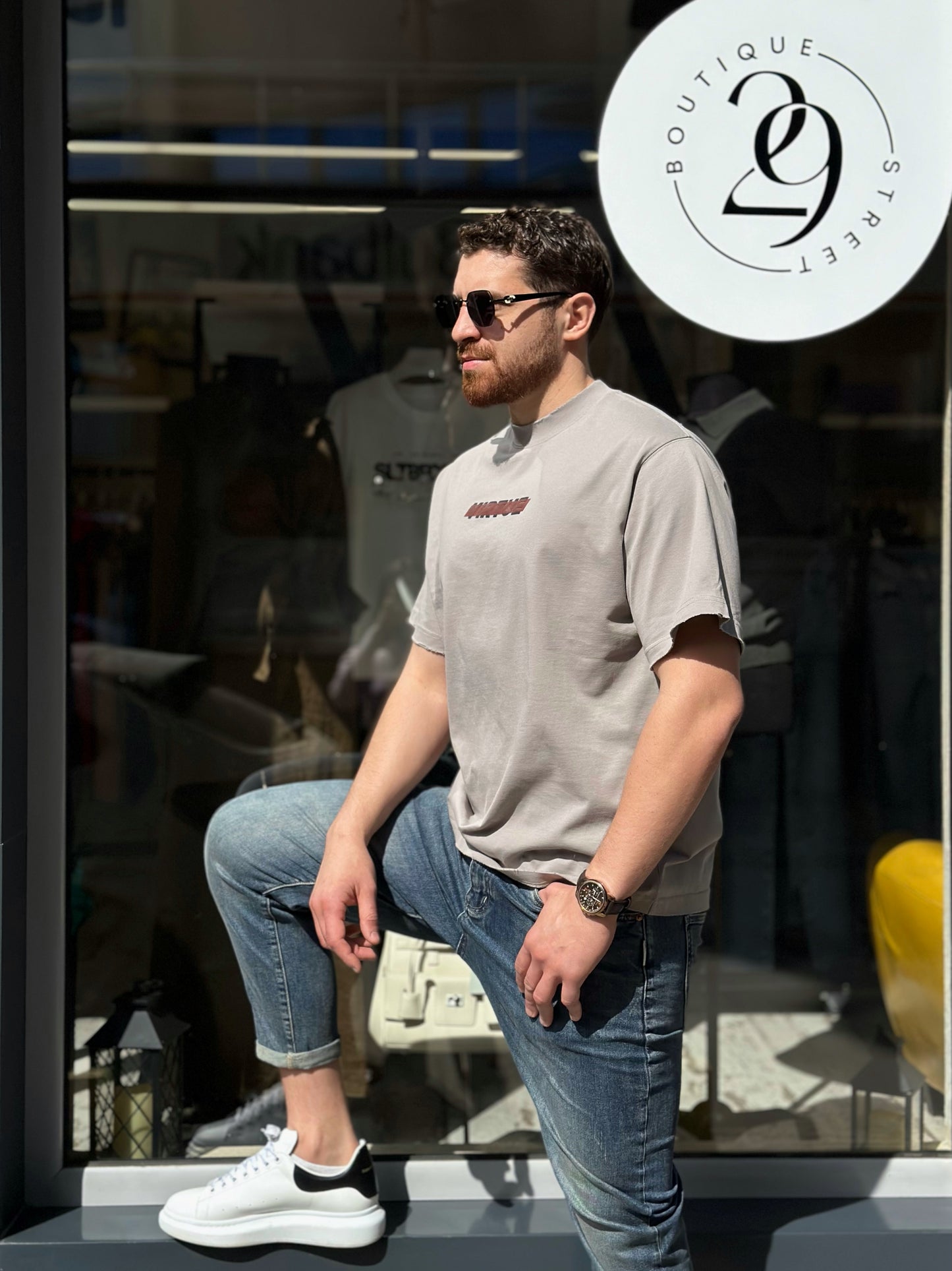 Мъжки еластични дънки