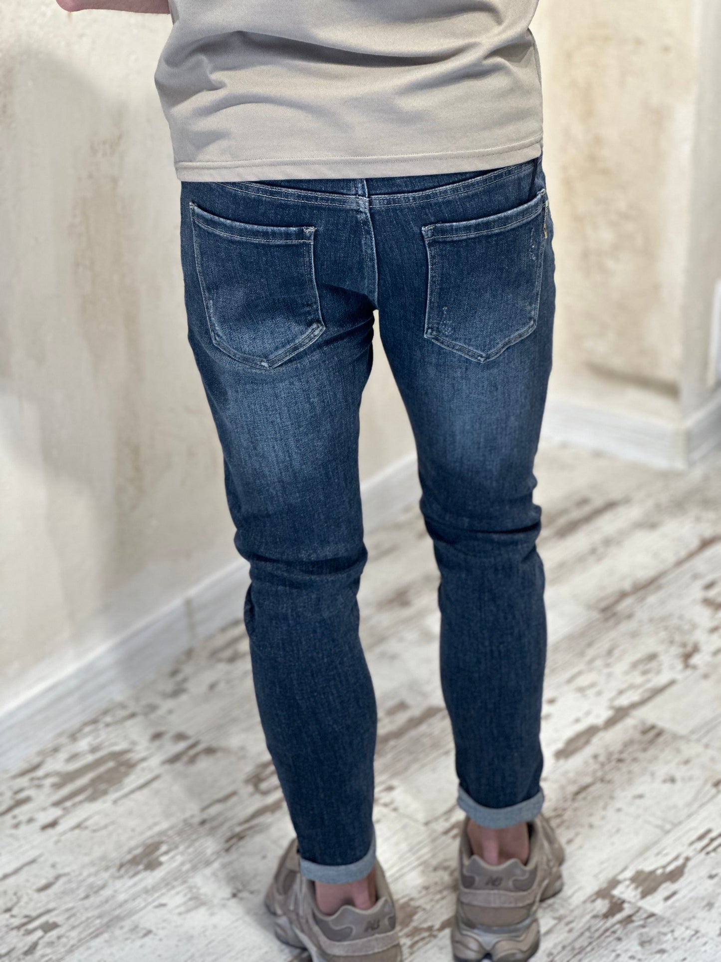 Мъжки еластични дънки