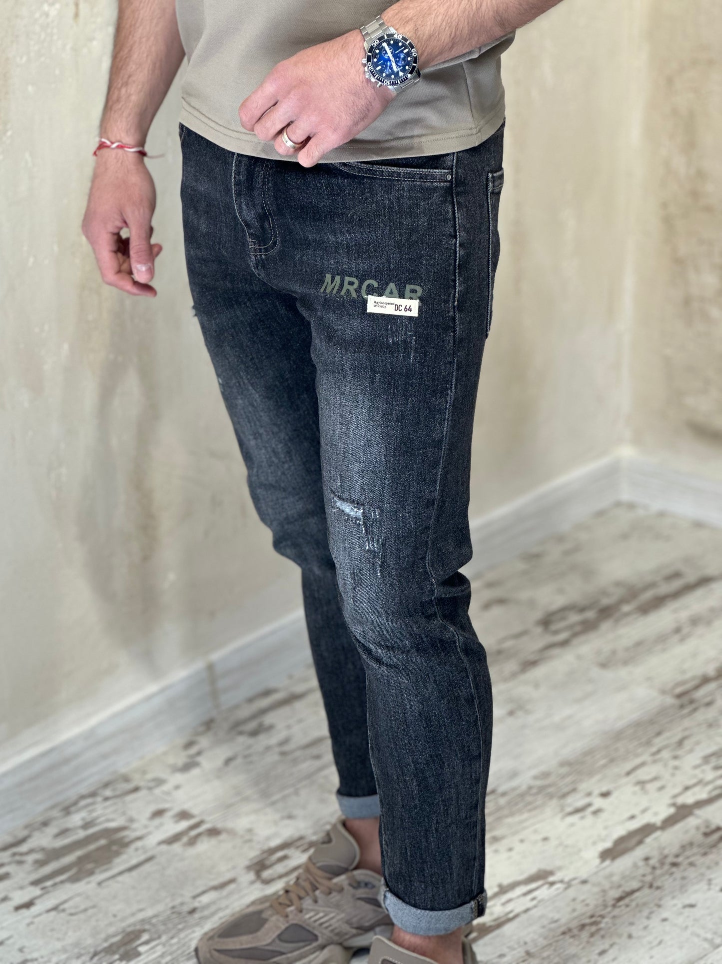 Мъжки еластични дънки