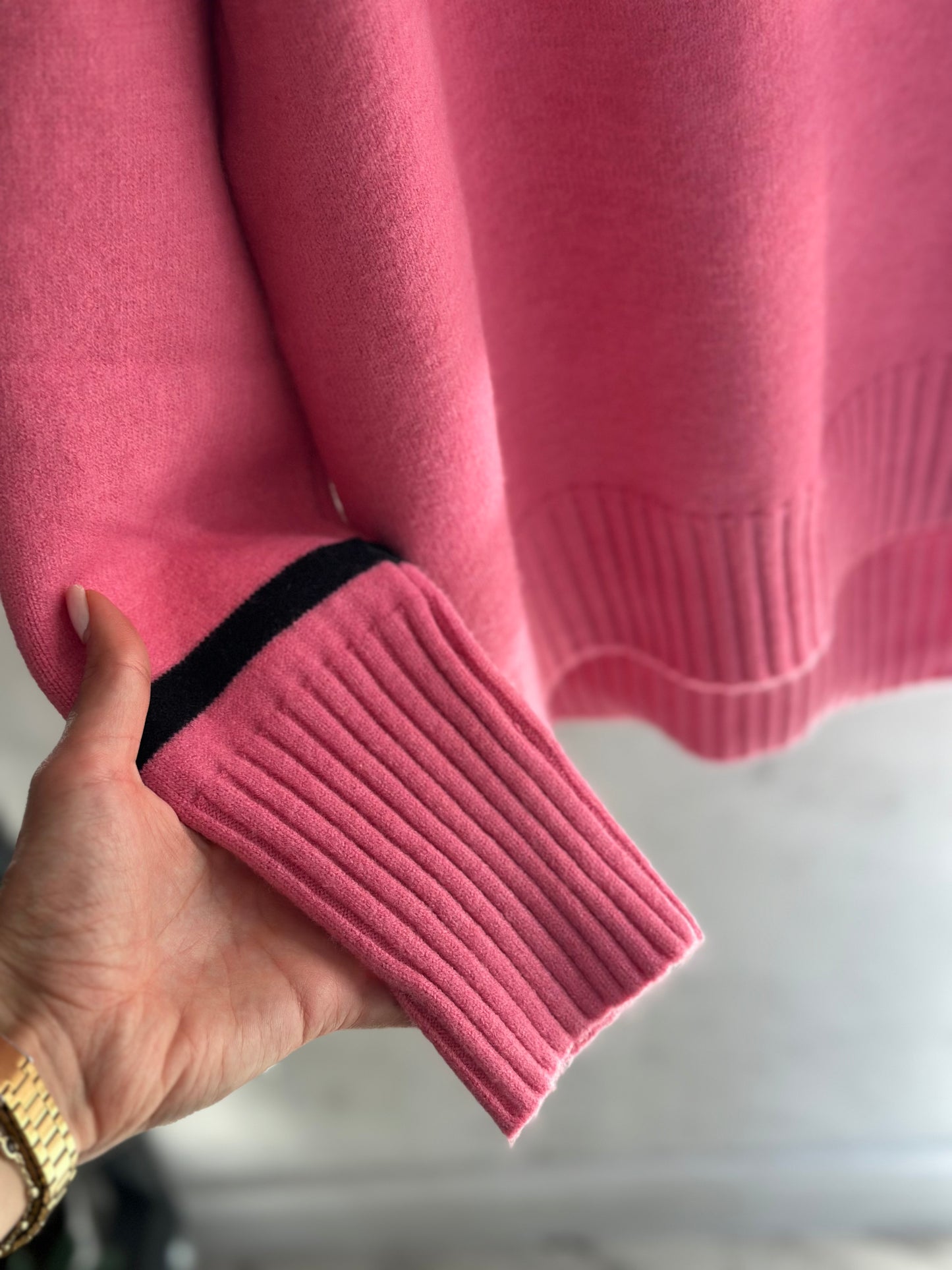 Дамски пуловер BB-циклама