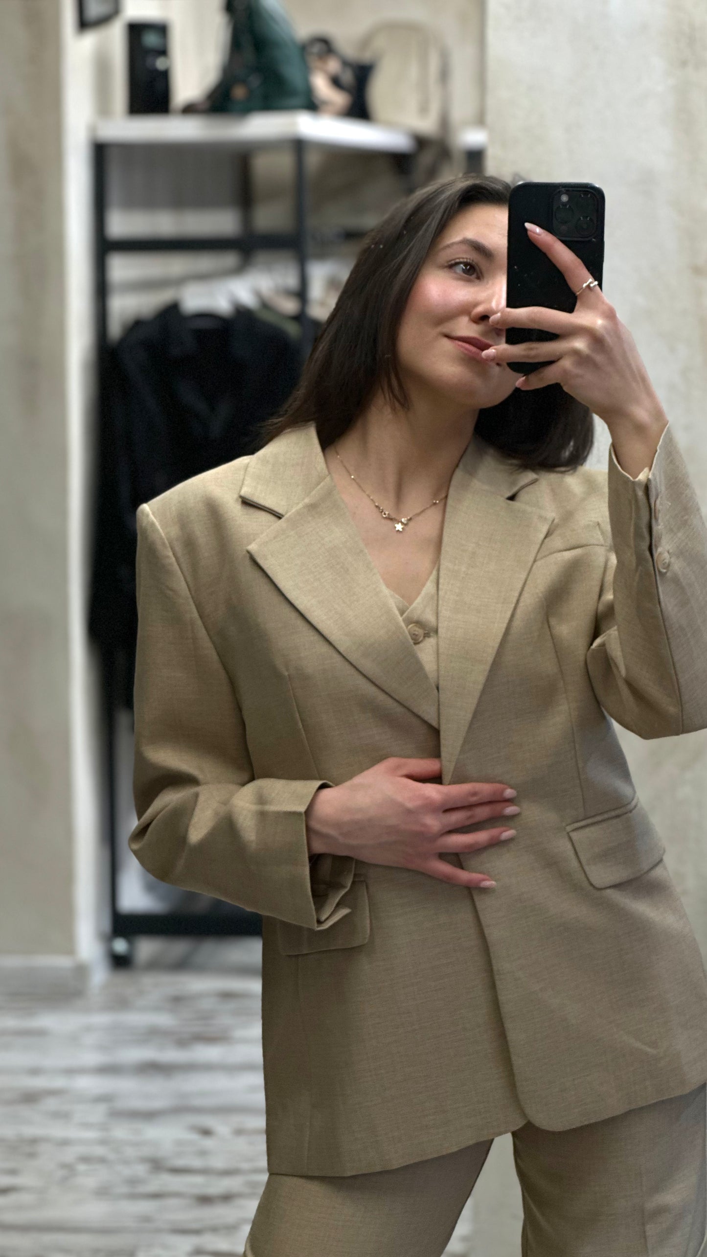 Дамски ленен костюм