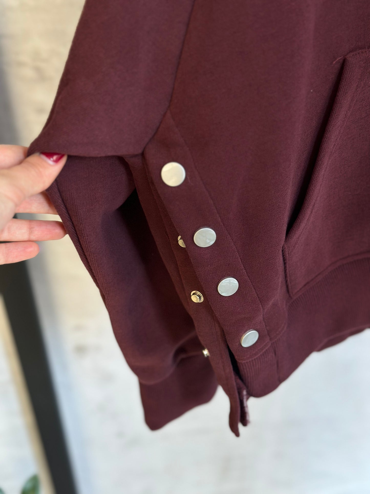 Дамски спортен екип (комплект)- бордо