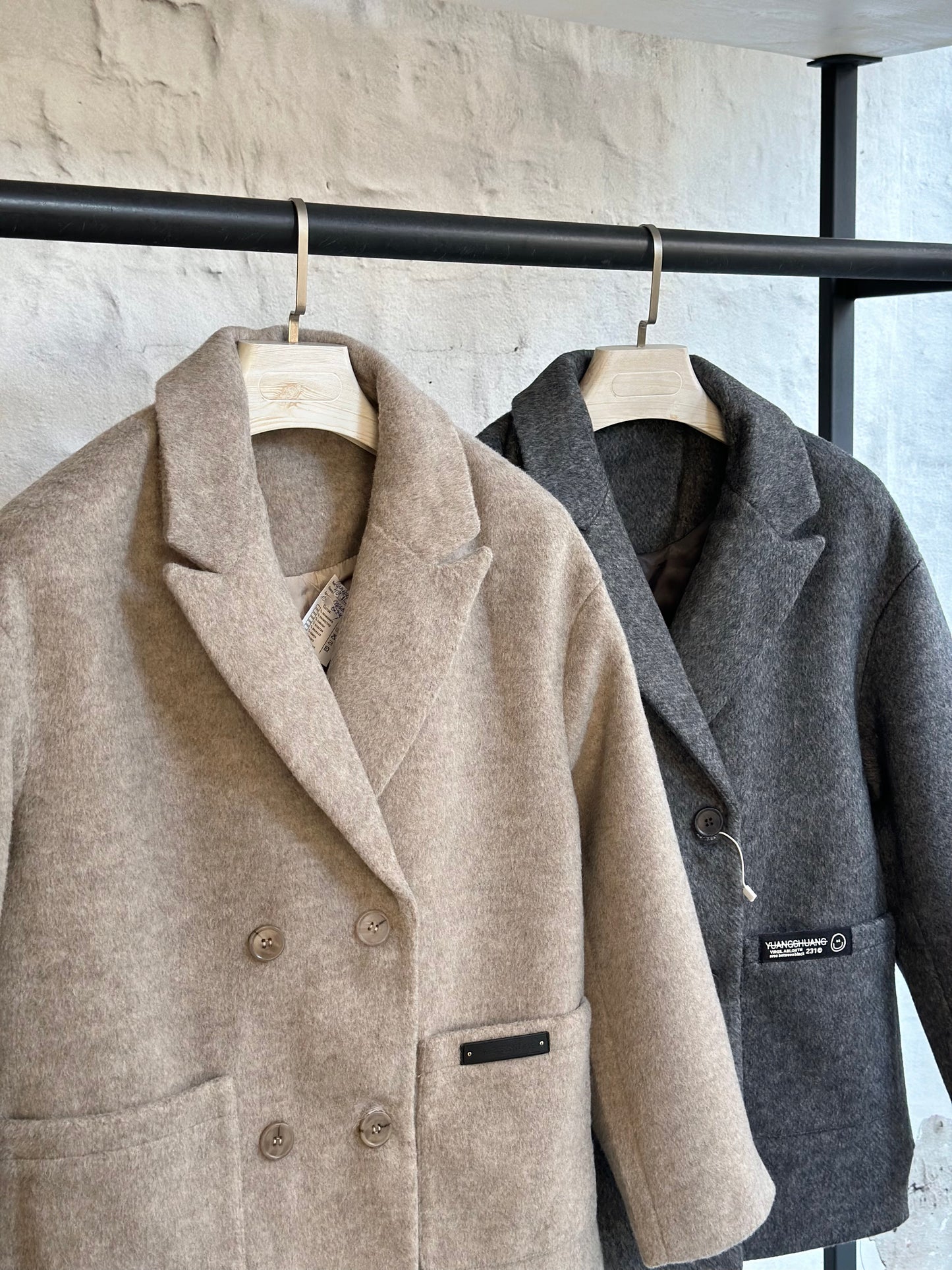 Дамско палто-графит