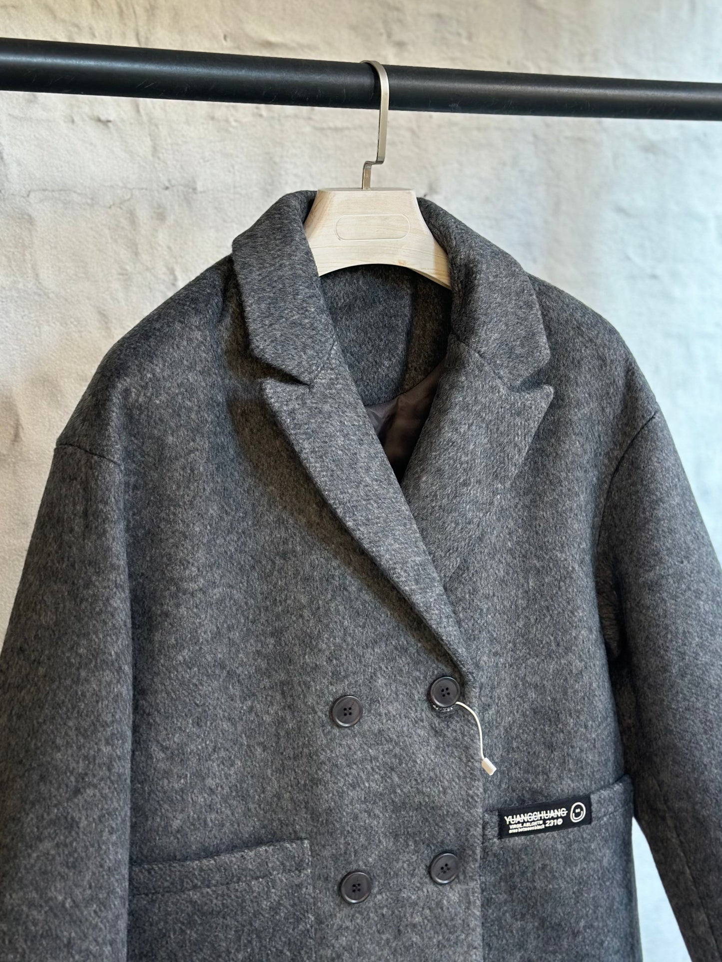 Дамско палто-графит