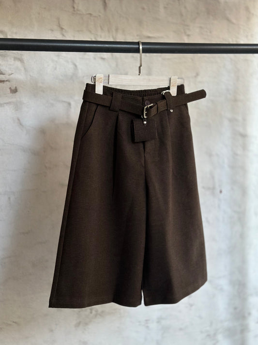 Дамски панталон Capri- кафяв