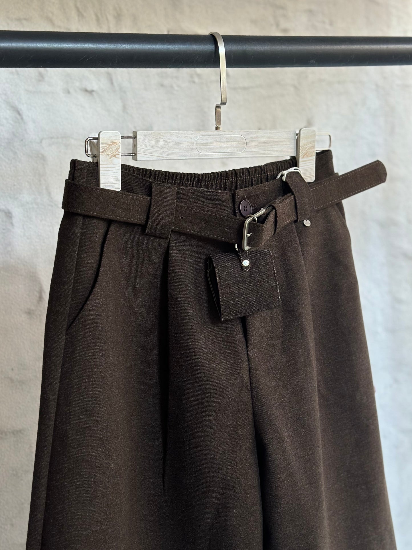 Дамски панталон Capri- кафяв