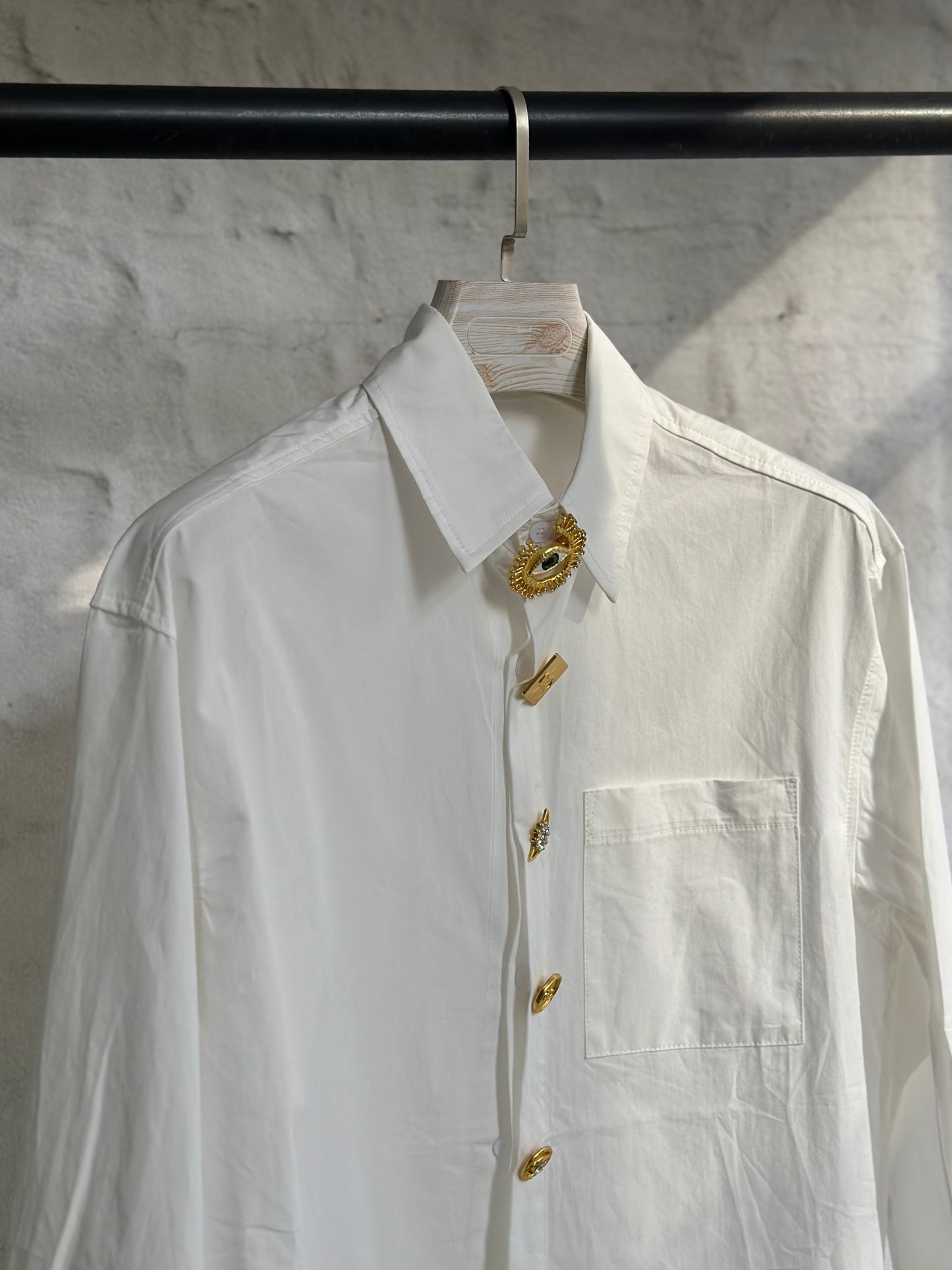 Дамска риза- бяла