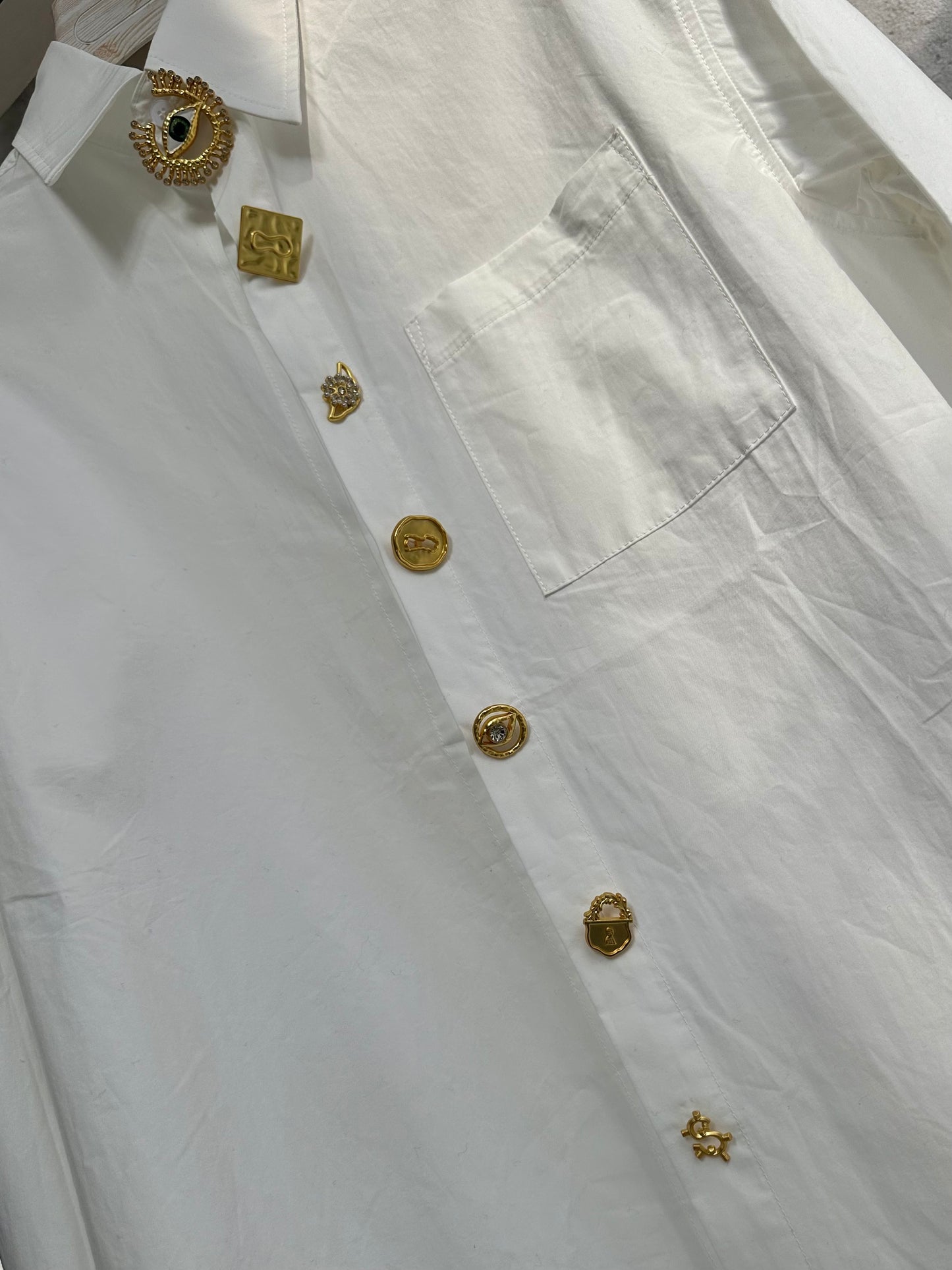 Дамска риза- бяла