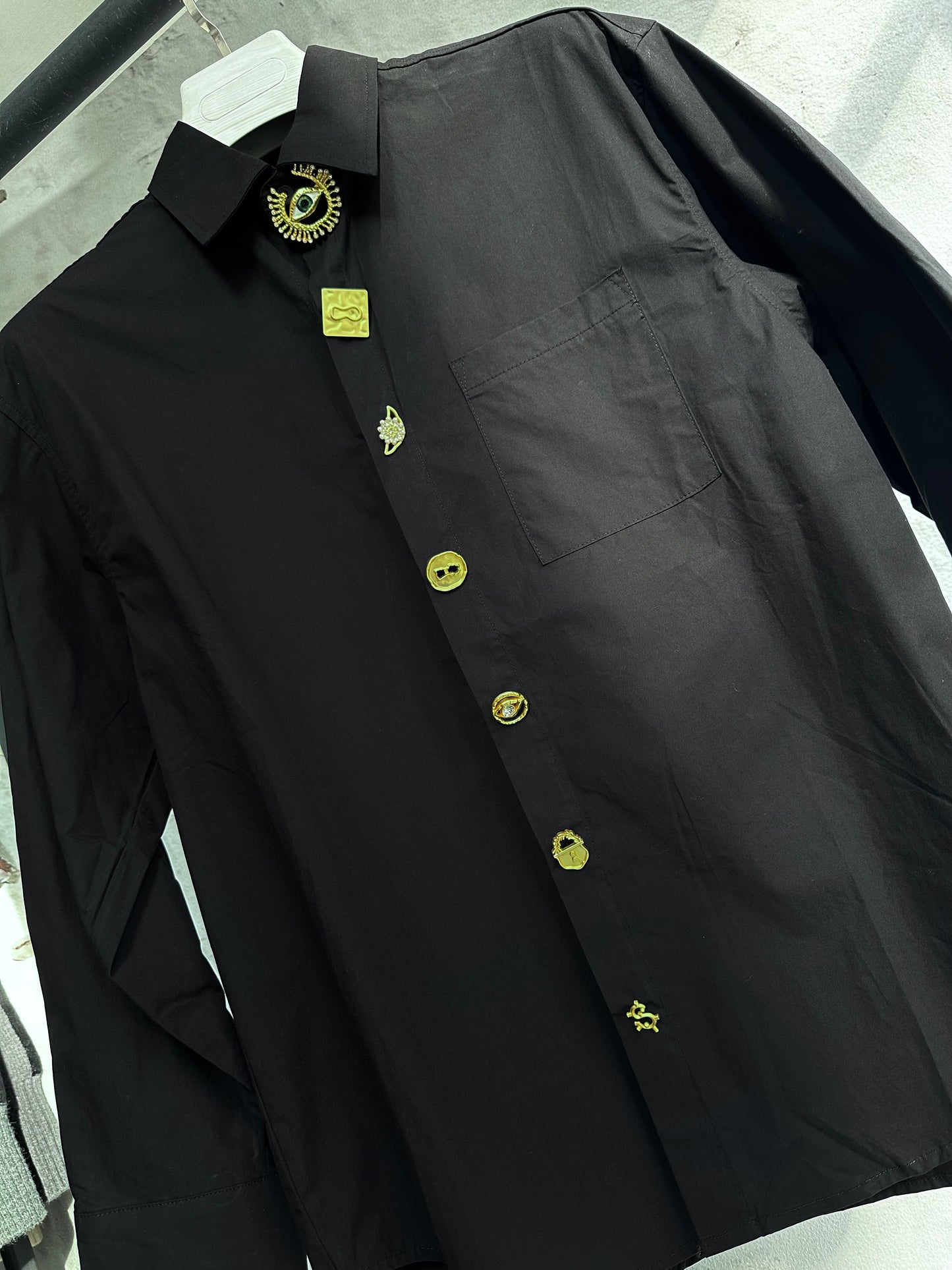 Дамска риза-черна