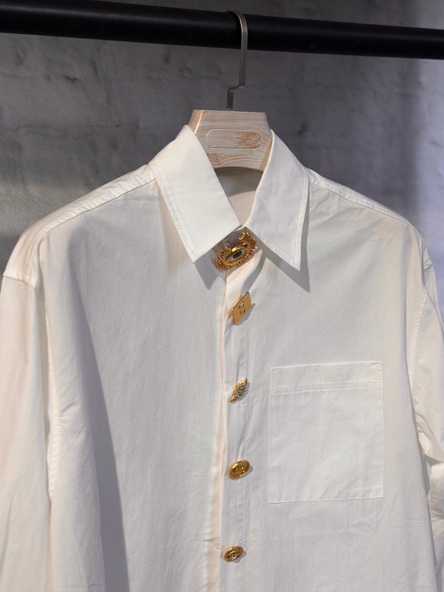 Дамска риза- бяла