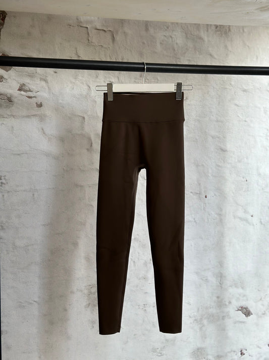 Дамски подплатен клин-кафяв