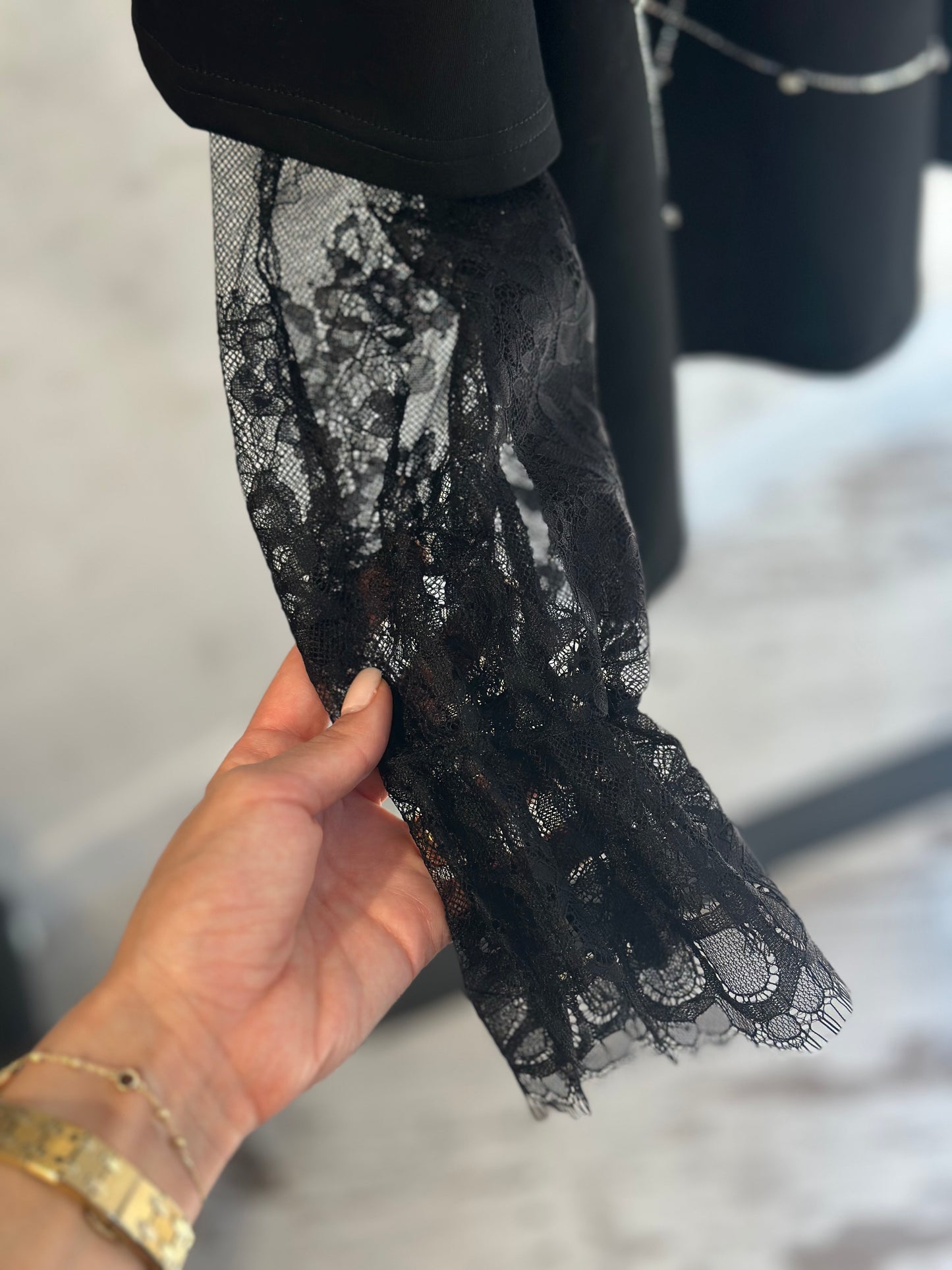 Дамска тениска Lace Contrast
