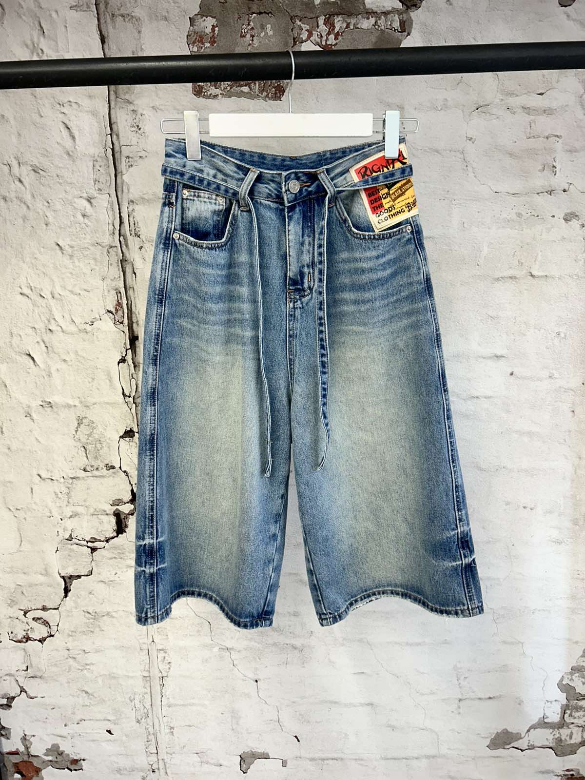 Дамски дънкови бермуди Urban Knot