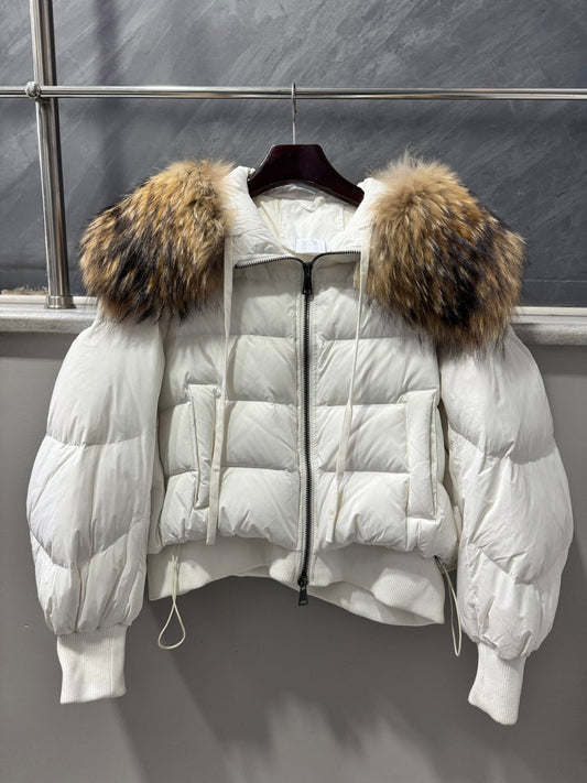 Дамско яке с гъши пух